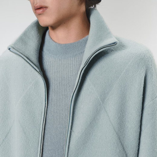 Sketch Autumn and Winter New Sweater Simple cómodo Cardigan Chaqueta Cardigan Design Oficial Commuter Sweater 363 Slate Verde M