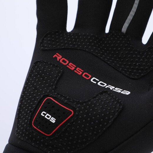 Castelli scorpion cycling gloves women's spring and autumn windproof warm lightweight bicycle long finger gloves 4519549 black 010 M