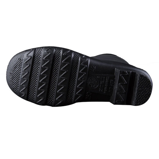 Huili Rain Shoes Men's Fashionable Rain Boots Water Shoes Boots Outdoor Waterproof Anti-slip Wear resistant HL838 Mid-tube Black 43 Size