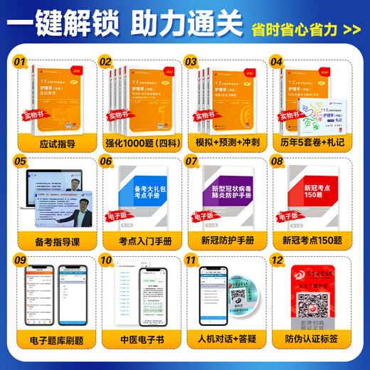 JD.com delivers spot! 2025 Ding Zhen’s nurse’s intermediate nursing intermediary nursing question 1000 questions in previous years 654 papers with question bank simulation sprint pre-sample original military medical version with human health textbook 2024 internal and surgical examination guidance Supervisor [Nursing] single subject 1/2/3/4 (4 books)