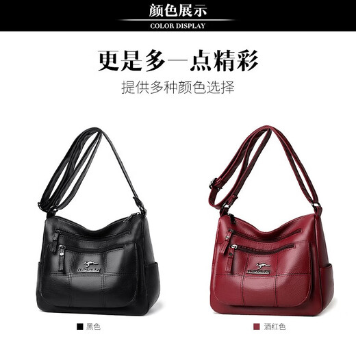 Women's bag new business shoulder bag lightweight nylon cloth women's casual travel bag simple large capacity crossbody bag trendy black/