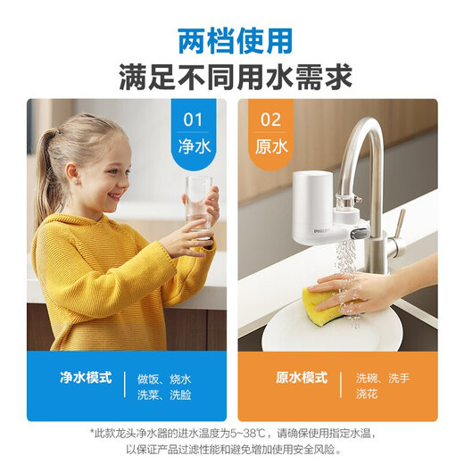 Philips (Philips) Wasserhahn Wasserreiner Haushaltshahn Filter Küche Leitungswasserfilter Wasserreiniger AWP3600 Ein Maschinen vier Kernset