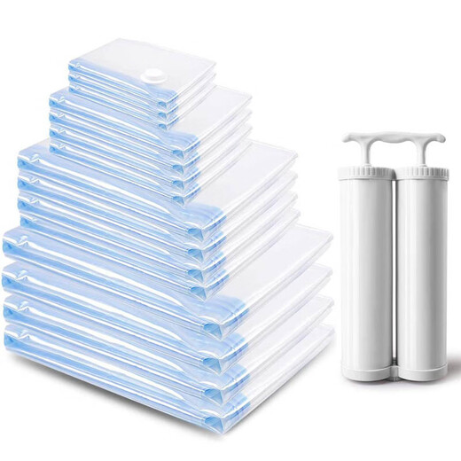 He Jiagong Japan imported latex mattress storage bag vacuum compression 180x200 student bag extra large moving packaging 240*260 bag one and electric pump with 2 straps