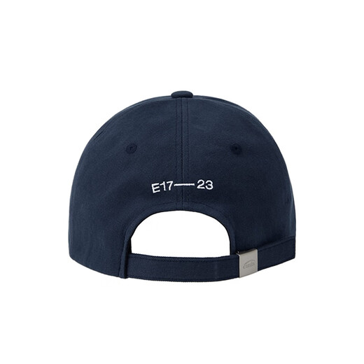 EMIS hat couple casual and fashionable soft top cap cap same color Coke logo navy blue baseball cap same color badge baseball cap - navy blue