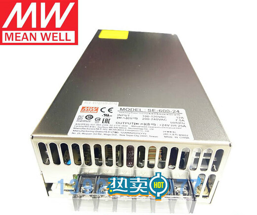 Switching power supply SE-600-24 high power LRS-600W/36V/12V48VLED light strip 24 SE-600-24 25A in stock