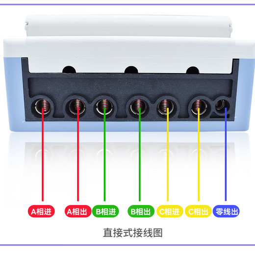 MIWHD three-phase four-wire transparent electricity meter property factory energy meter DTS2266 380V 15(60)A