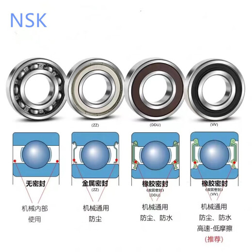 日本NSK进口轴承692 693 694 695 696 697 698 699ZZ DDU带法兰边 693ZZ铁盖密封