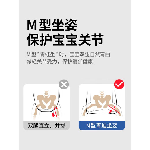 
Cloth bag mother baby strap waist stool front and back multi-function four-season lightweight baby front-held baby go out to hug baby fashion model [dark blue]
