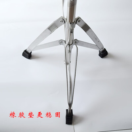 铜锣架不锈钢铜锣架一打三铜器架子锣鼓架戏剧打击乐器演出架子 0cm灰色 25英寸