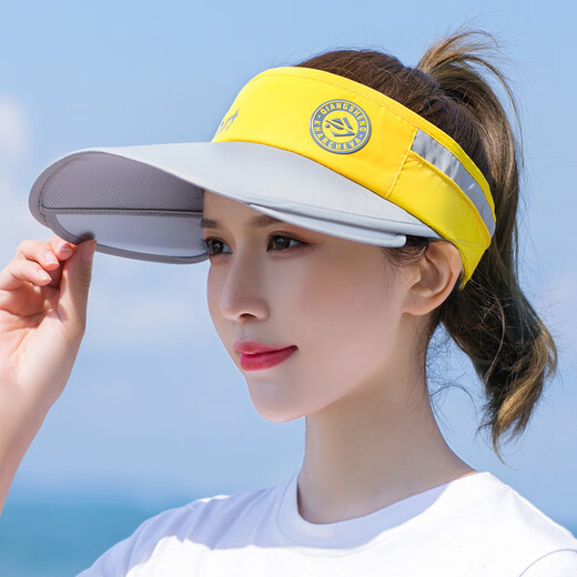 American Bison Sun Hut Girls 'Hut Sommer Sonnencreme Tenniskappe Großer Ring Sky Top Hut Outdoor Fahrrad bedecken Gesicht Sonnenhut Baseball Hut Schwarz und Weiß M9717-1b einstellbar