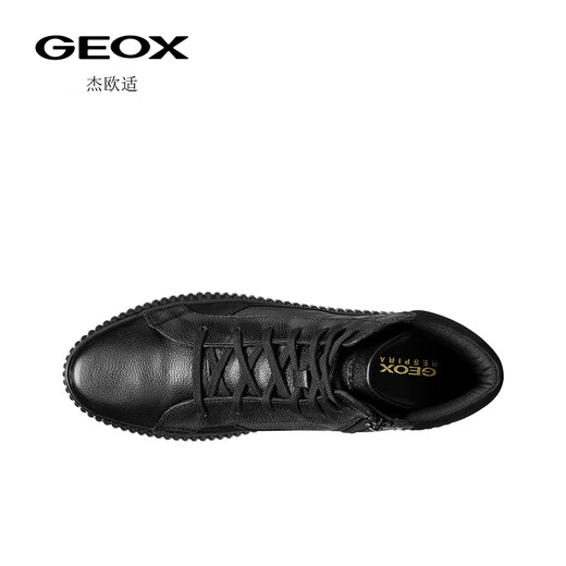 Chaussures féminines Geox 2025 Automne confortable Couleur solide décontractée Daily Martin Boots D46xfc noir C9999 37