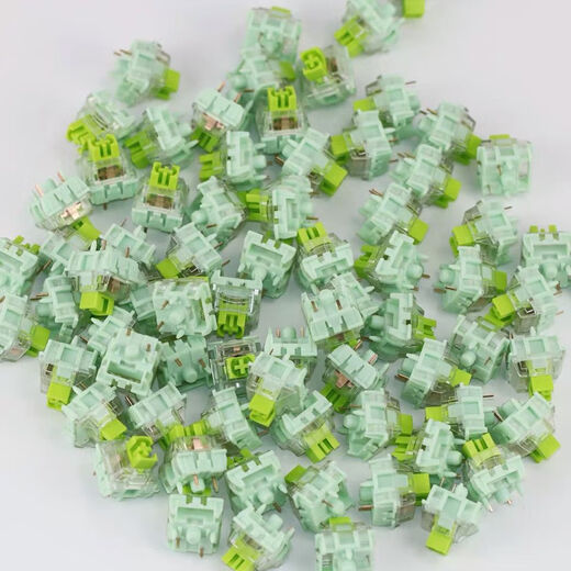 TTC ACE聚光镜赤瞳v2妖屁股轴机械键盘轴体开关53g五脚线性轴 TTC赤瞳轴v2 10个