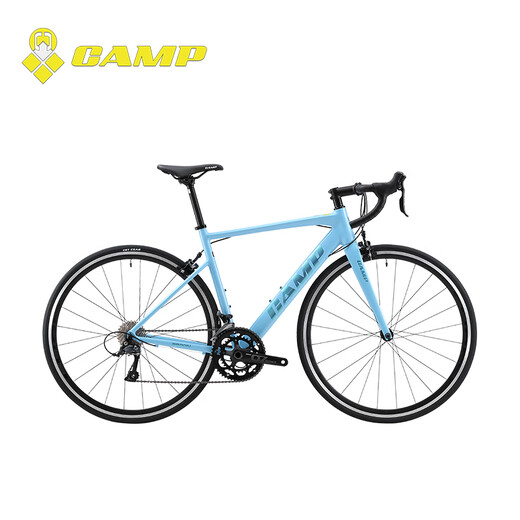 
CAMP RADON Road Bike Aluminum Alloy Shuntai 18 Speed ​​Race Bike Ring Brake Sports Racing Carbon Fiber Fork Bike Silver 18 Speed ​​500 Sizes