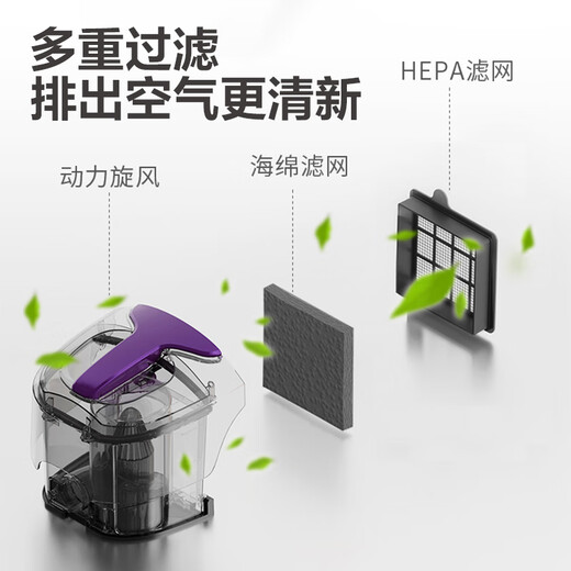 SUPOR vacuum cleaner household horizontal large suction multi-function one-button automatic retracting low-noise high-power cleaning machine VCC37A-13