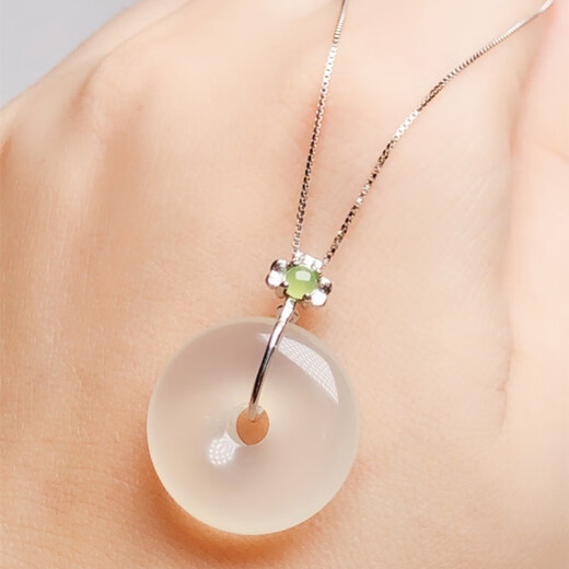 The same style as Fat Donglai, focusing on quality, 18k gold universal buckle, 925 silver pendant buckle Buddha Jadeite pendant, white gold