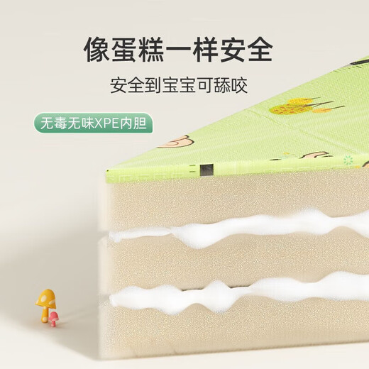 Jingqi (Joyncleon) climbing cushion cushion baby cartoon climbing cushion baby thick living room folding carpet JWJ32985