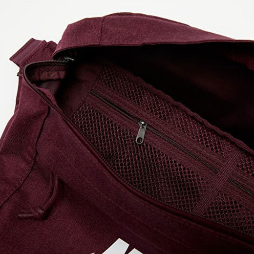 Nike Nike Herrenbag Damenbeutel Mode große Kapazität Leichte trendige atmungsaktive Crossbody-Bag Cycling Tailentasche Brustbeutel Umhängetasche Ba5751-681/Burgundy/52*12*21 cm Einzelgröße