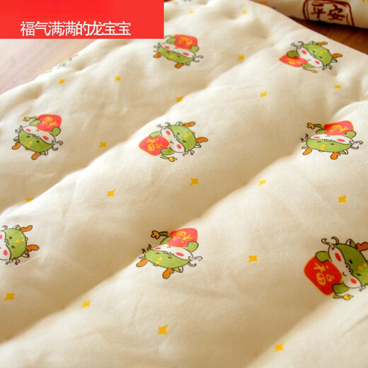 Abay Class A newborn delivery room baby pure cotton quilt thickened winter warm baby quilt soft handmade quilt Fulong style - full of blessings 100*100cm winter thick style 440g cotton