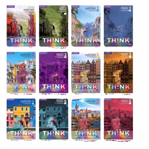 Die zweite Ausgabe des Think-Lehrbuchs Cambridge Middle School English Think S-5, neue Ausgabe. Think-Studentenbuch, Lehrbuch für Anfänger der Stufe A1 + Übungsbuch