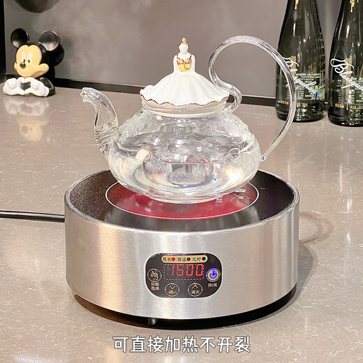 Xibaisheng wedding gift tea set complete set for home living room hospitality teapot teacup drinking cup set housewarming gift light luxury tea set 16-piece gift box set 767