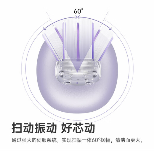 laifen徕芬扫振电动牙刷礼盒 莱芬清洁护龈成人牙刷  七夕情人节礼物送男/女友 深灰色