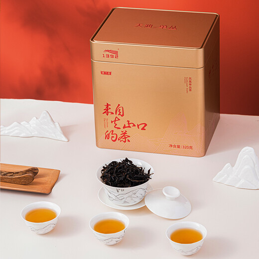 天池茶业1392 凤凰单丛 潮州凤凰单枞 乌龙茶 320系列自饮家庭装 320蜜兰香铁盒320g*1盒