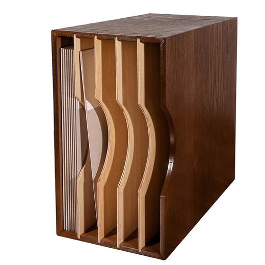 BLACKNOTE record storage box vinyl player phonograph LP record storage rack cabinet magazine cabinet classical nostalgic LP record storage box record storage rack