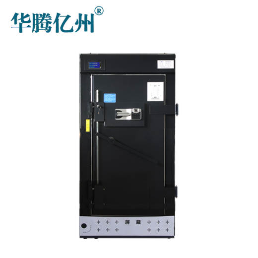 华腾亿州HTYZ-PG型电磁屏蔽机柜 网络服务器保密机柜电磁防泄漏 涉密C级屏蔽柜 G7027A 高1600宽700深1000 27U 带门禁款