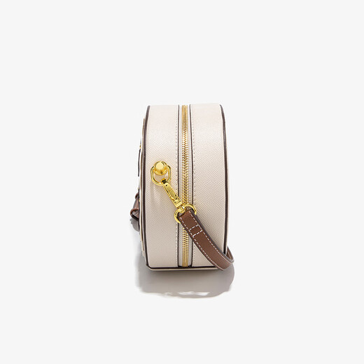 Bolso de mujer inteligente / ketch ck nuevo estilo 2023 bolso de hombro retro bolso cruzado de cuerpo de cuerpo alto regalo de cumpleaños redondo de gama alta para novia beige blanco