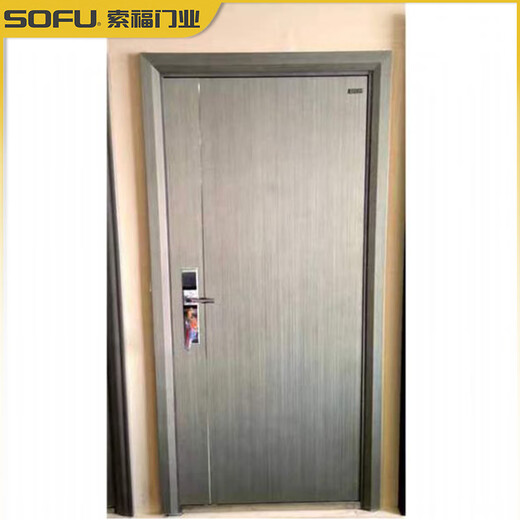 Suofu boutique Class A anti-theft door, high-end security door, smart entrance door, one-door to top star-shun SFZ-012 steel-wood armored door
