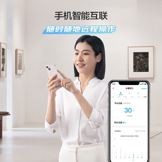 Robam salt series G1 dishwasher 17 sets large capacity smart door dishwasher embedded heavy oil removal hot air drying and sterilization 168h long-term storage first-class water efficiency W76D 17 sets volcanic rock black G1 salt dishwasher