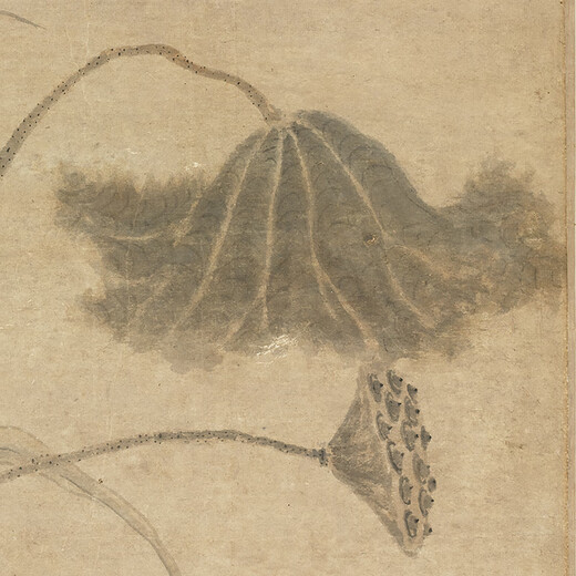 
The picture of the old lotus and mandarin ducks in Zhangzhong, the Yuan Dynasty. The scroll of ancient flowers and birds. The picture of the literati's replica of the ancient paintings and hanging paintings. The picture of the autumn tree and junyan stone of the Yuan Dynasty. 12602. 50X105 cm (spraying painting heart size)