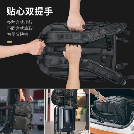 Ulanzi You Basket BP10 Hard Shell Photography Backpack Micro SLR Camera Bag Lens Digital Storage Bag Multifunctional Waterproof Photography Bag Large Capacity Outdoor Camera Backpack