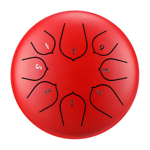LU RU LOTUS ETHÉRÉE ENTÉRAL 8-TONE 6 pouces portables pour les enfants pour enfants en acier Couleur Couleur de percussion creuse