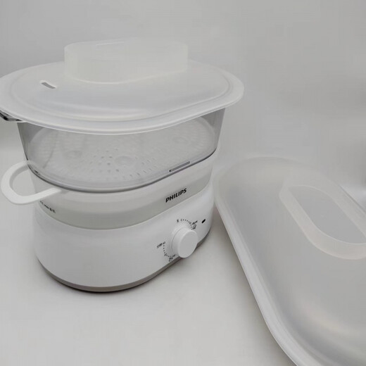 Philips Electric Dampfer HD9195 Haushaltsmaschinen zeitgesteuertes Multifunktions-Stapelstapelfisch-Dampfer Dampfer Eier