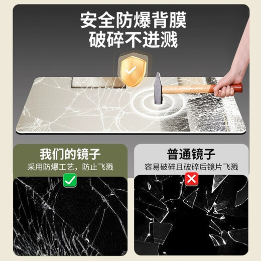 驰百伦实木全身镜卧室穿衣镜家用落地镜服装店试衣镜挂墙镜子160*50原