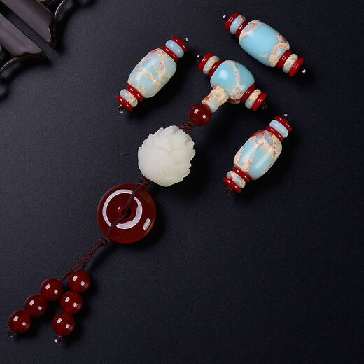 Sarara Accesorios culturales Star Moon Little Vajra Bodhi 108 Piezas Set Pulselas Budistas Baderas Cabeza cuatro sets Diysn3878 Estilo 10 [Tamaño de gran tamaño] Recomendado con 14m-15m