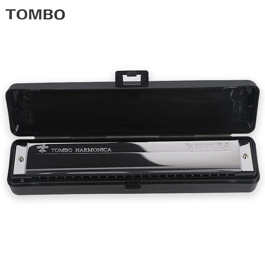 Dutrieux6624 High-Level-Aufführung für die polyphonische Hope der Anfänger-Kinder-Loch-Bühne, die Harmonica Instrument 24-Loch 6624 Black Metal Gauge D Tune spielen