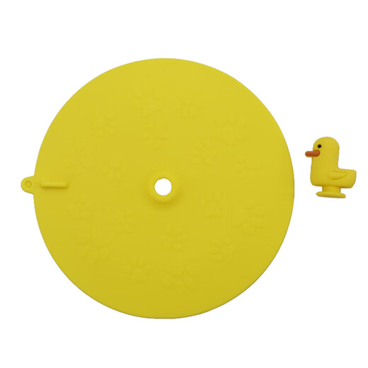 Hasdick Silicone Sealed Floor Drain Cover Sewer Bathroom Deodorant Artifact Green Dinosaur + Yellow Duck HKT-522