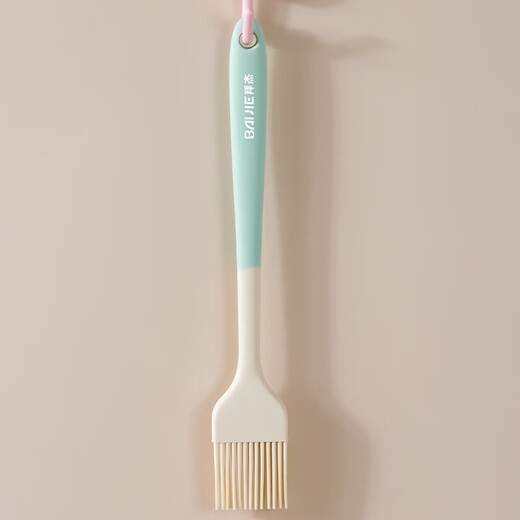 Baiji silicone oil brush scraper 2-piece set food grade scraper oil brush barbecue seasoning brush baking tool