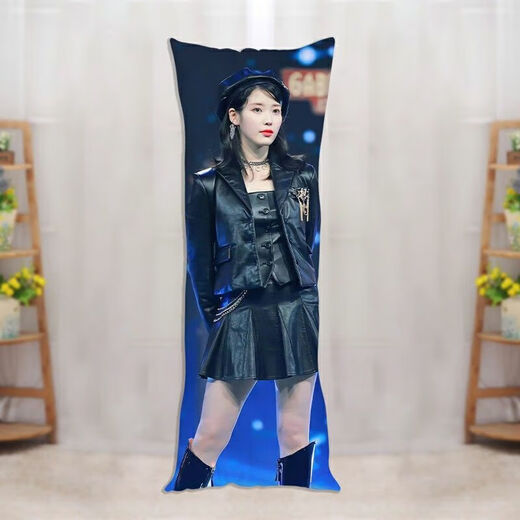 IU Lee Ji-eun life-size pillow customized Lee Ji-eun star peripheral humanoid double long pillow cushion doll legs Li Ji-eun 1 50*150 cm (2way)