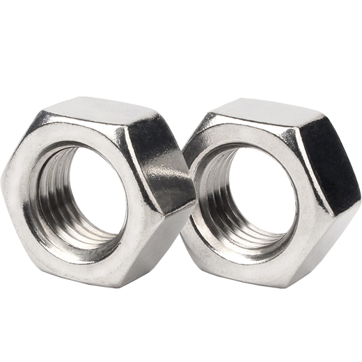 GUWANJI hexagonal nut stainless steel nut hexagonal nut screw nut 304 hexagonal nut M4 500 pieces/pack