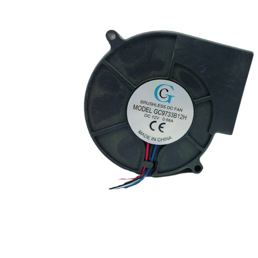开图原装GC GC9733B12H/24H DC12V/24V 0.68A 鼓风机机箱机柜散热风扇 12V[2线]