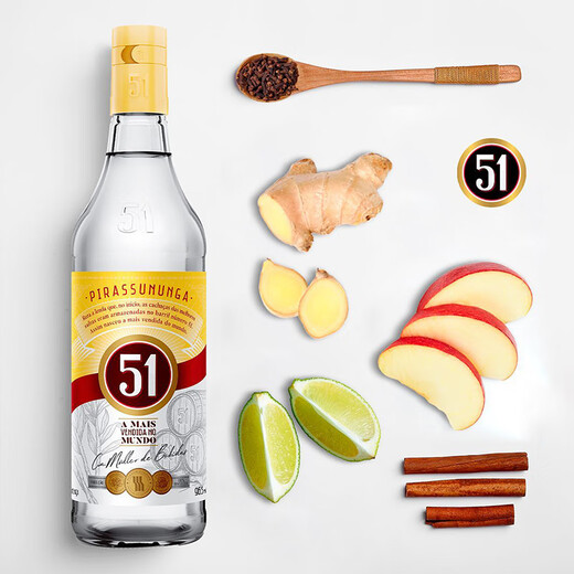 Mulewu 151 vino de caña de azúcar kashasa 965ml ron brasileño Kachasha Casa Cachaca Base importada Vino Kashasa 51 Vino de caña de azúcar 965ml 1 Botella 40%VOL