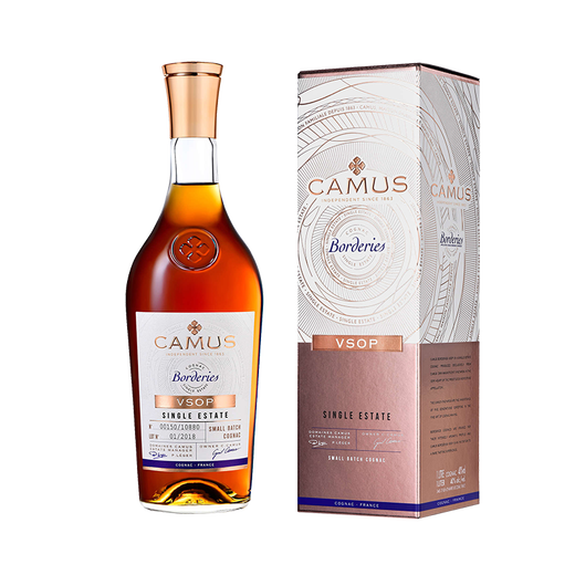 卡慕（CAMUS）经典布特妮干邑白兰地洋酒单一庄园法国原装进口洋酒 1000mL 3瓶(布特妮VSOP)