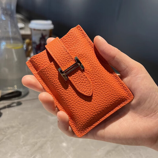 Montberska Bag Pull-out Multi-Card-ID-Karten-Karten-Kartentasche mit großer Kapazitäts-ID-Kartenkarte Set kleiner Ultra-Dünn-Kartenclip grau [Draw-out 6 Card Slots]