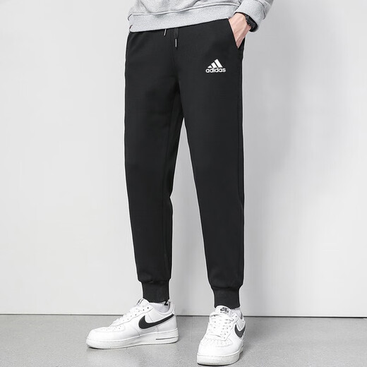 阿迪达斯 （adidas）官网官方男裤子 25春季新款运动裤跑步训练健身裤子棉质透气宽 GK9226 XS 170