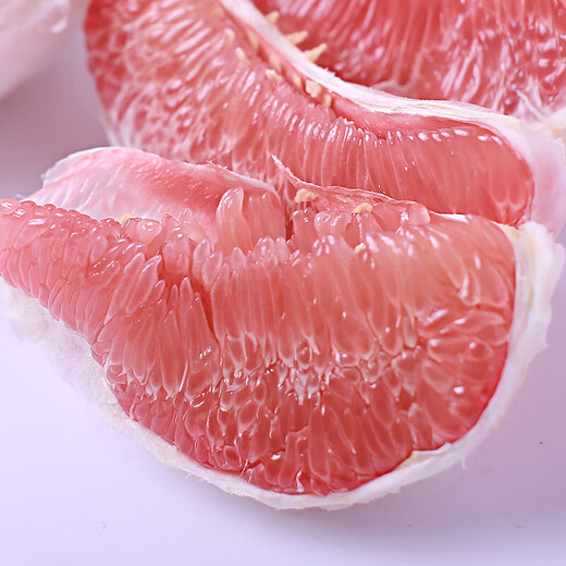 Three-red honey pomelo from Guanxi, Fujian, directly harvested from the place of origin. Each piece is about 1.2kg.