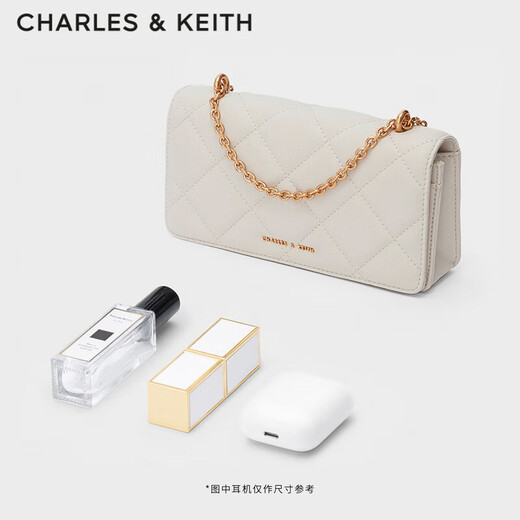 CHARLES/KEITH Diamond Chain Small Square Wallet Bag Women's Bag Birthday Gifts Gifts to Girlfriend CK6-10680924
