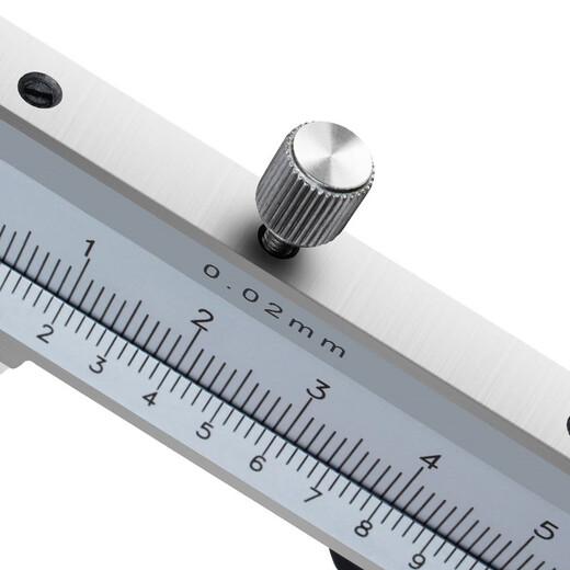 Three-quantity closed four-purpose vernier caliper oil mark line card 0-150mm high-precision stainless steel vernier caliper JDD05 stainless steel (integrated pusher) 0-200mm